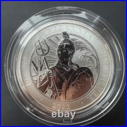 2022 Britannia Uk Two Coin Silver Proof Set Proof & Reverse Proof Royal Mint