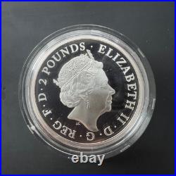 2022 Britannia Uk Two Coin Silver Proof Set Proof & Reverse Proof Royal Mint