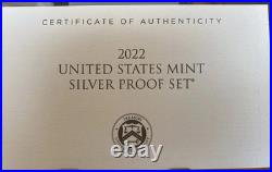 2022 Limited Edition Silver Proof Set with COA