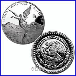 2022 Mexico Proof Silver Libertad 5 coins set