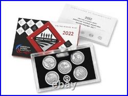 2022-S AMERICAN WOMEN QUARTERS 99% SILVER PROOF 5 Coins PRE-SALE