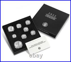 2022-S Limited Edition Silver Proof 8 Coin Set 22RC American Women, Silver Eagle