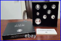 2022 S Limited Edition Silver Proof Coin Set Ogp Box & Coa