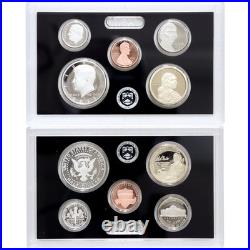 2022 S Proof Set Original Box & COA 10 Coins 99.9% Silver