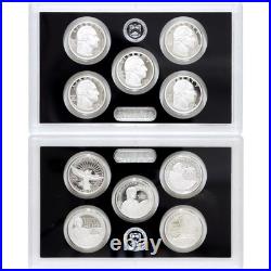 2022 S Proof Set Original Box & COA 10 Coins 99.9% Silver