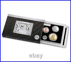 2022 S Silver Proof set 10 coins with 5 AWQ Quarters, OGP and COA