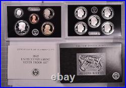 2022-S U. S. Mint Silver 10 Coin Proof Set With Box & COA