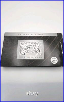 2022-S U. S. Silver Proof Set Complete 10-Coin Set, with Box and COA 2022-S U. S. Silver Proof Set Complete 10-Coin Set, with Box and COA
