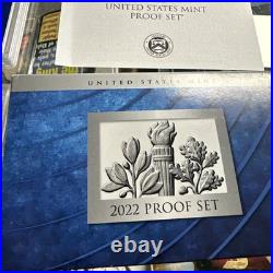 2022-S US Mint Silver Proof Set with COA & Box 10 Coins. 999 United States 2022-S US Mint Silver Proof Set with COA & Box 10 Coins. 999 United States
