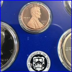 2022-S US Mint Silver Proof Set with COA & Box 10 Coins. 999 United States 2022-S US Mint Silver Proof Set with COA & Box 10 Coins. 999 United States