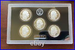 2022 S United States Mint Silver Proof Set w Box & COA (10 Coin Set)