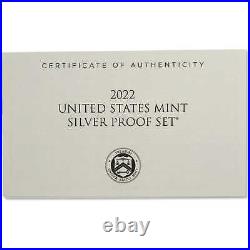 2022 Silver Proof Set U. S Mint Original Government Packaging OGP COA