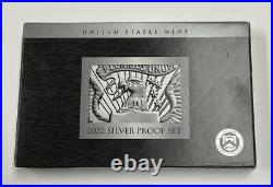 2022 Silver US Proof Set With Box & COA