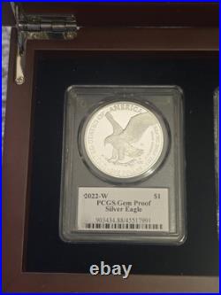 2022 The Signature Set Of New Design American Eagle Silver Dollars PCGS Gem