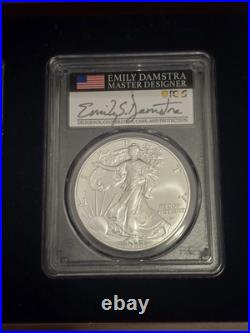 2022 The Signature Set Of New Design American Eagle Silver Dollars PCGS Gem