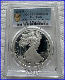 2022 US Mint Annual Limited Edition Silver Proof Set 2.5oz FREE SHIPPING PCGS 70