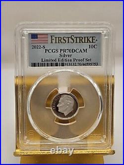 2022 US Mint Limited Edition Silver Proof Set First Strike PCGS Graded Mint