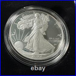 2022 US Mint Ltd Edition Silver Proof Set. 999 Silver Coins x8 OGP & COA(90588)