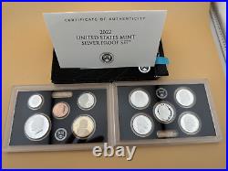 2022- US Mint Silver Proof Set with OGP and COA