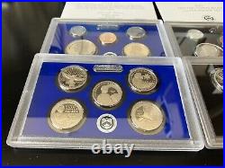 2022 US SILVER PROOF SET & 2022 PROOF SET WITH ORIGINAL BOXS & COA's 20 Coins