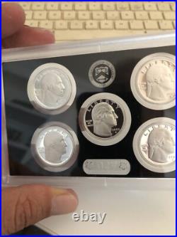 2022 United States Mint Silver Proof Coin Set With COA