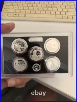 2022 United States Mint Silver Proof Coin Set With COA