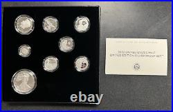 2022 Us Mint Limited Edition Silver Proof Set In Original Box With COA