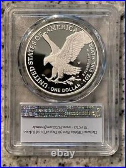 2022-W $1 American Silver Eagle Proof PCGS PR70DCAM FS Congratulations Set