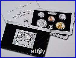 2022 s Silver Proof 10 coins with 5 AWQ Quarters, OGP and CoA