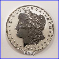 2023 $1 Morgan & Peace Silver 1.718 ASW Reverse Proof Set of 2 SKU-Q5348