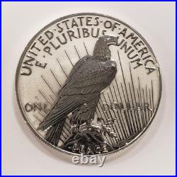 2023 $1 Morgan & Peace Silver 1.718 ASW Reverse Proof Set of 2 SKU-Q5348