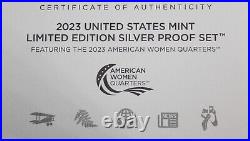 2023 Limited Edition Silver Proof Set Exact Coins In Pics Mint Box & COA 8030