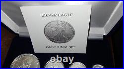 2023 Mint State Fiji Fractional Eagle Set, COA with CASE, VERY NICE GIFT