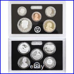 2023 S Proof Set Original Box & COA No Hat 10 Coins 99.9% Silver