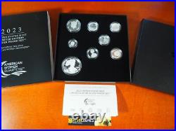 2023 S Proof Silver Eagle Limited Edition Proof Set 23rc In Ogp