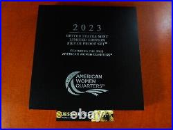 2023 S Proof Silver Eagle Limited Edition Proof Set 23rc In Ogp
