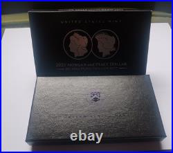2023-S Reverse Proof $1 Morgan and Peace Silver Dollar 2pc Set Box, OGP & COA 2023-S Reverse Proof $1 Morgan and Peace Silver Dollar 2pc Set Box, OGP & COA