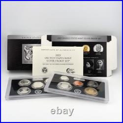 2023-S Silver Proof Set 10-Coin Box Error + Correction + Mint Apology Letter