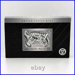 2023-S Silver Proof Set 10-Coin Box Error + Correction + Mint Apology Letter