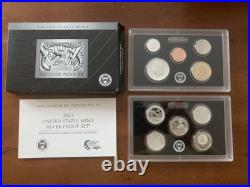 2023-S U. S. Silver Proof Set Complete 10-Coin Set, with Box and COA 23RH