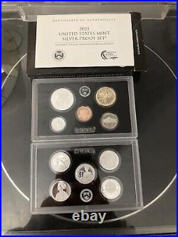 2023 S US Mint ANNUAL 10 Coin SILVER Proof Set with Box and COA