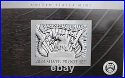 2023-S US Mint Silver Proof Set OGP COA & Box 10 Coins DCAM? #7124
