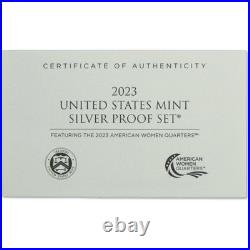2023 Silver Proof Set U. S. Mint Original Government Packaging OGP COA