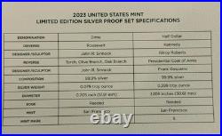 2023 US Mint LTD. Edition Silver Proof Set American Women Quarters E. Roosevelt