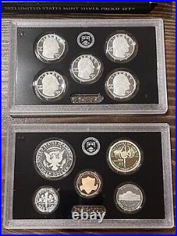 2023 US Mint Silver Proof Set OGP COA 10 Coin Set S SKU 23RHR