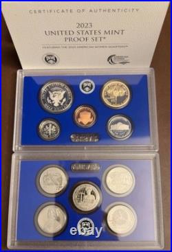 2023 United States Complete 10 Coin Proof Set & COA