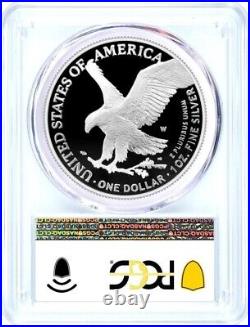 2023 W $1 Proof Silver Eagle Congratulations Set PCGS PR70 DCAM FDOI Flag Label
