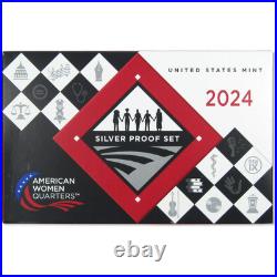 2024 American Women Quarter Silver Proof Set U. S. Mint OGP COA