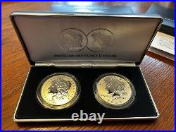 2024 Morgan & Peace Dollar Silver 2 Coin Reverse Proof Set