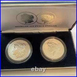 2024 Morgan and Peace Dollar-Reverse Proof Two-coin Set Minted In San Francisco
